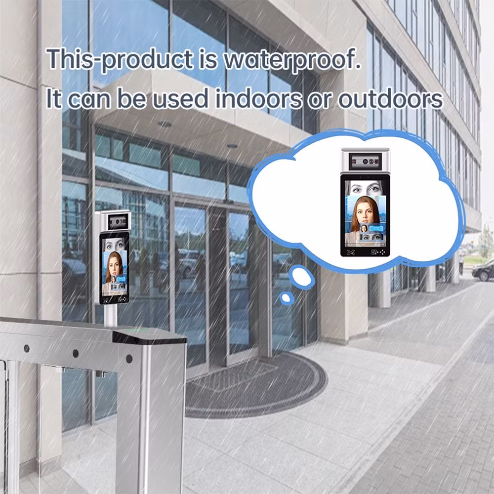 MTH8 8-Inch Iris and Face Recognition Access Control & Attendance Terminal
