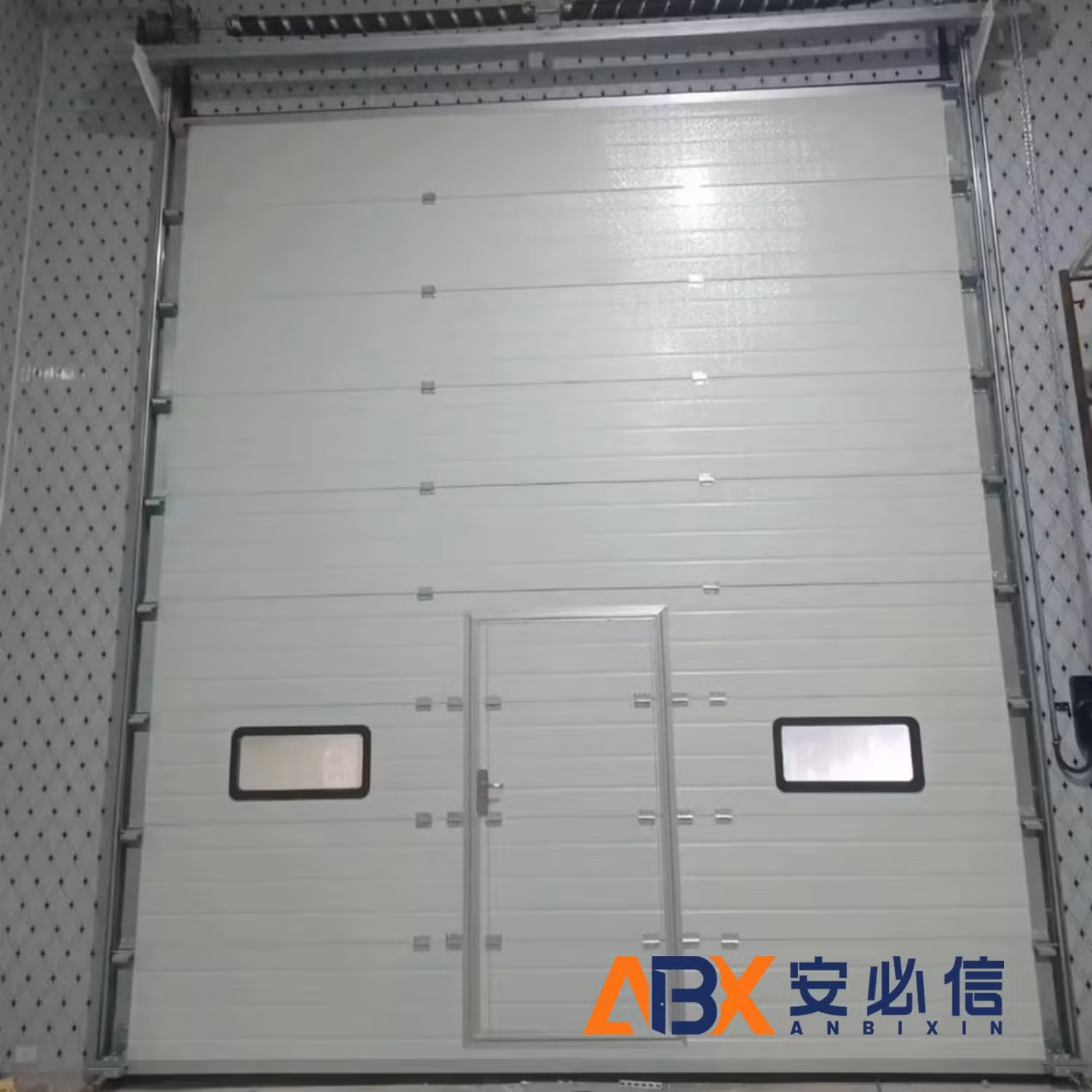 Automatic Sliding Gate System for Vehicle Access Control and Security - Steel Garage Door and Alumin