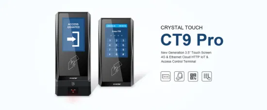 CT9 PRO Qr Code Barcode RFID BLE Smart Visitor Access Control System for Turnstile Gate Entrance - Q